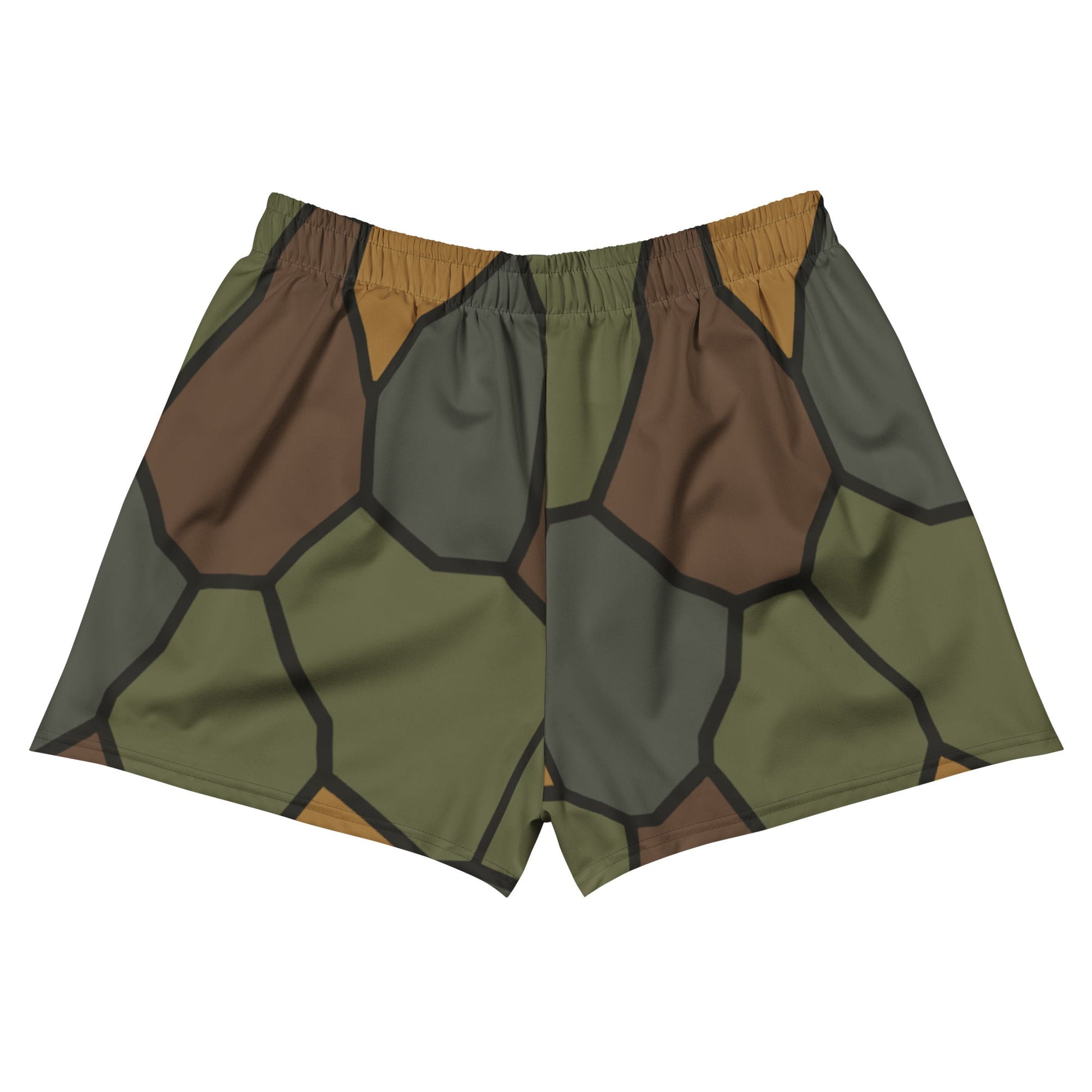 German WWI Turtle Shell Stahlhelm CAMO Unisex Athletic Shorts