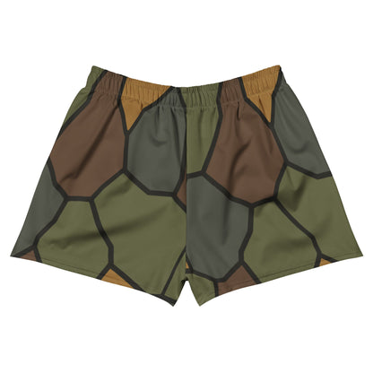 German WWI Turtle Shell Stahlhelm CAMO Unisex Athletic Shorts