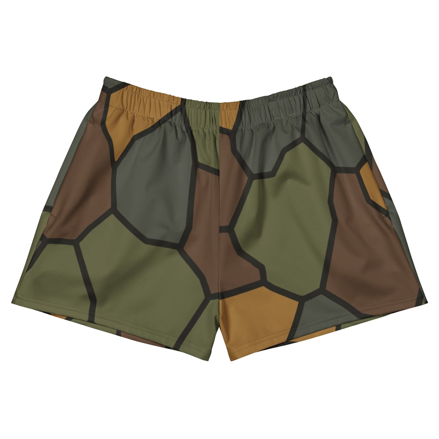 German WWI Turtle Shell Stahlhelm CAMO Unisex Athletic Shorts