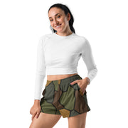 Turtle Shell Stahlhelm CAMO Unisex Athletic Shorts