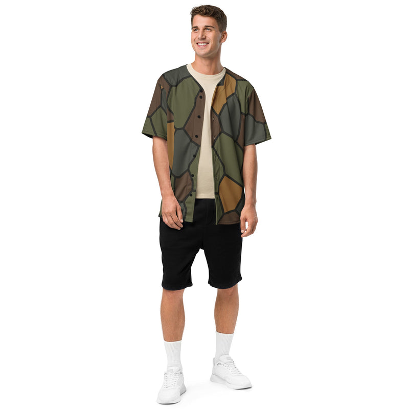 Turtle Shell Stahlhelm CAMO Unisex Baseball Jersey