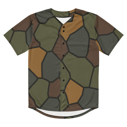 German World War I Turtle Shell Stahlhelm Helmet CAMO Unisex Baseball Jersey
