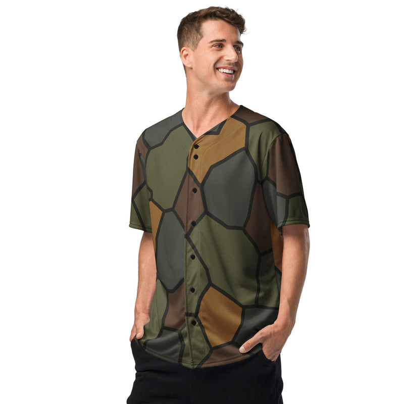 Turtle Shell Stahlhelm CAMO Unisex Baseball Jersey