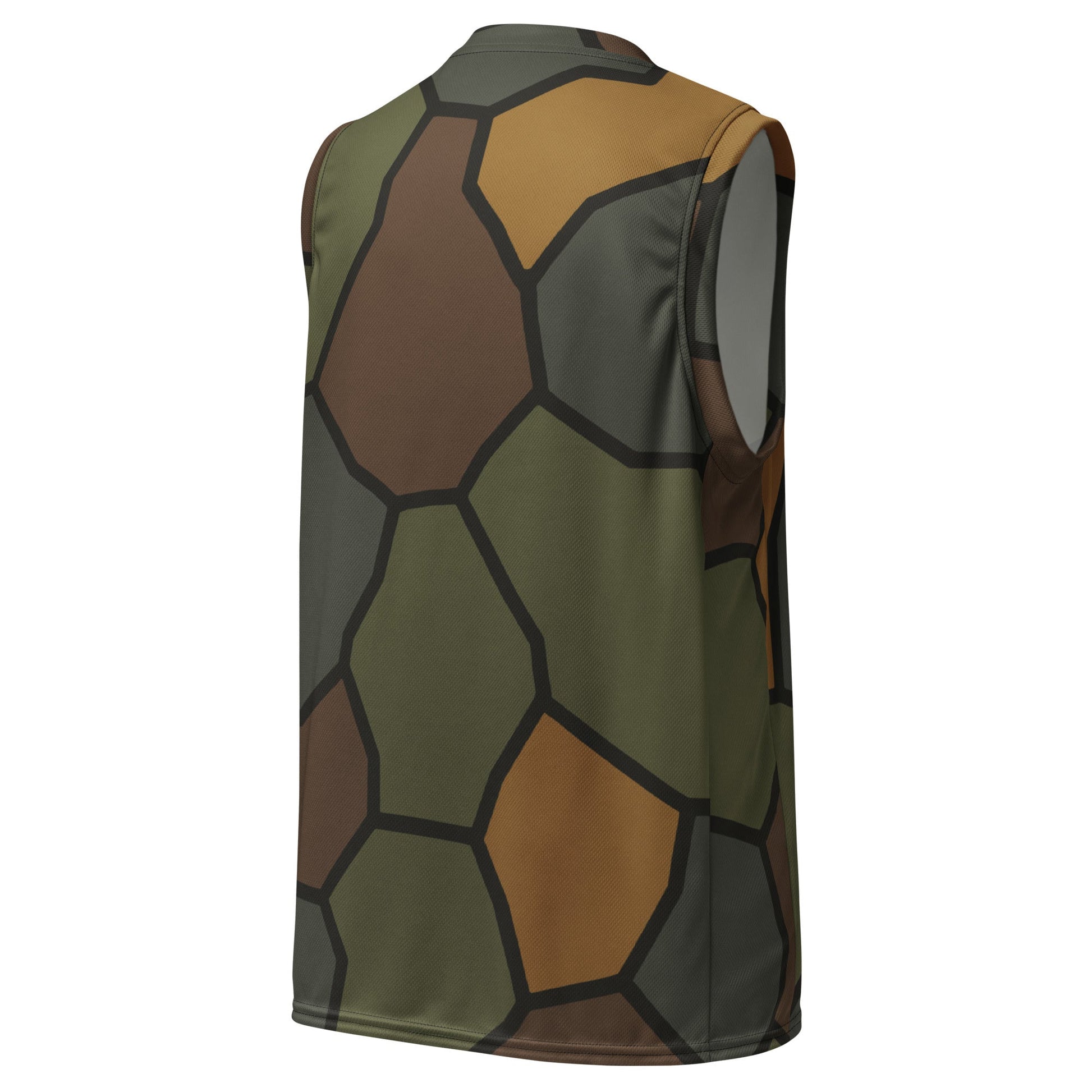 German World War I Turtle Shell Stahlhelm Helmet CAMO Unisex Basketball Jersey