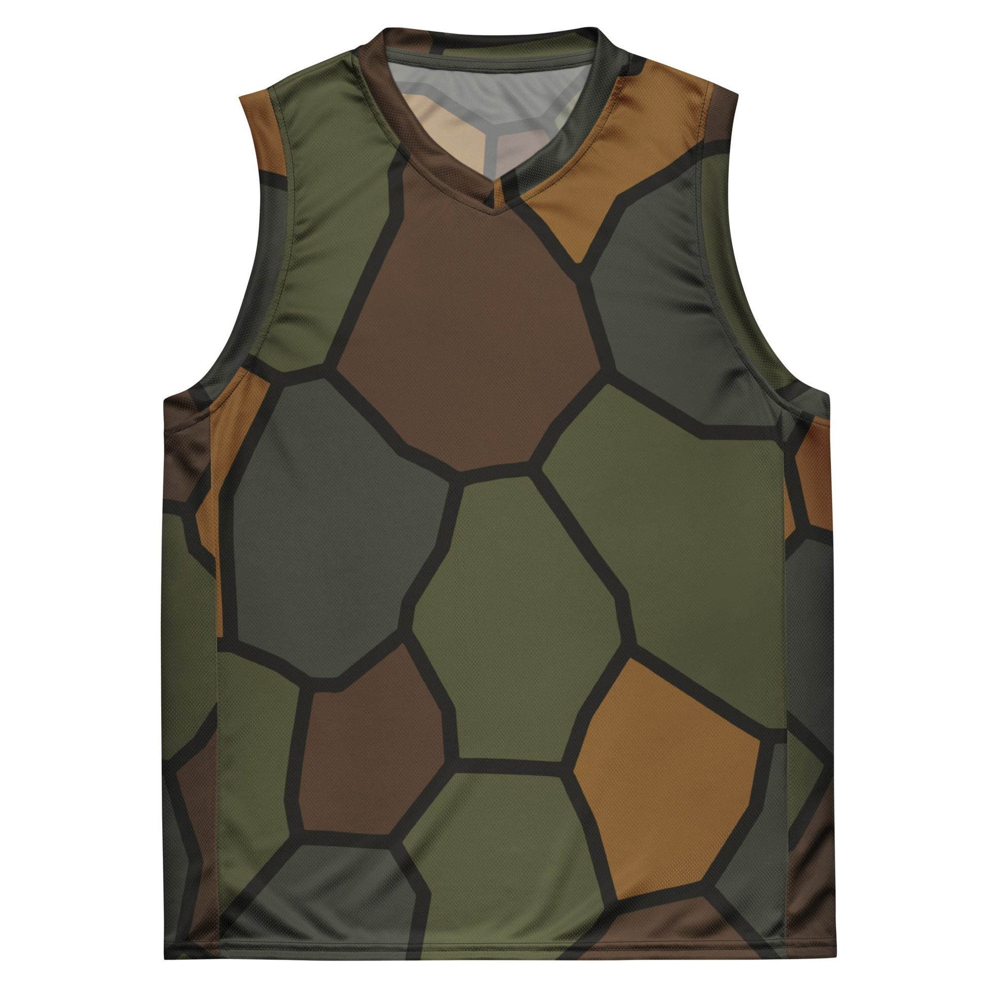 German World War I Turtle Shell Stahlhelm Helmet CAMO Unisex Basketball Jersey