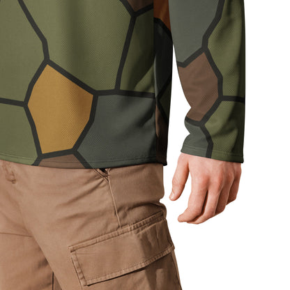 German World War I Turtle Shell Stahlhelm Helmet CAMO Unisex Hockey Fan Jersey