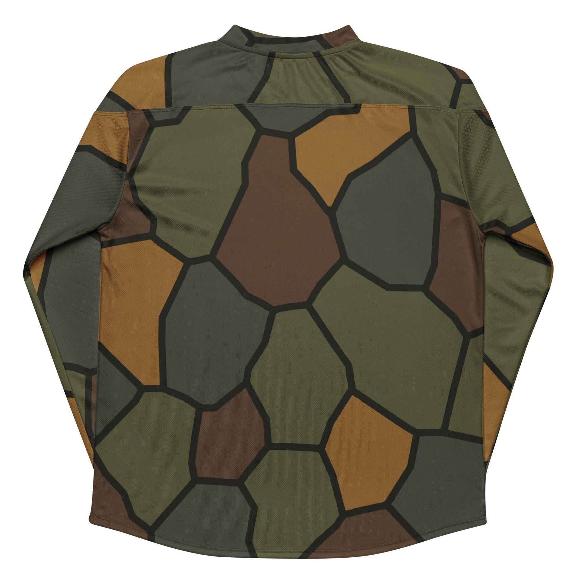 German World War I Turtle Shell Stahlhelm Helmet CAMO Unisex Hockey Fan Jersey