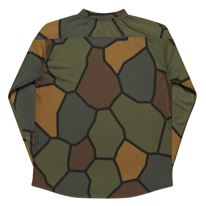German World War I Turtle Shell Stahlhelm Helmet CAMO Unisex Hockey Fan Jersey