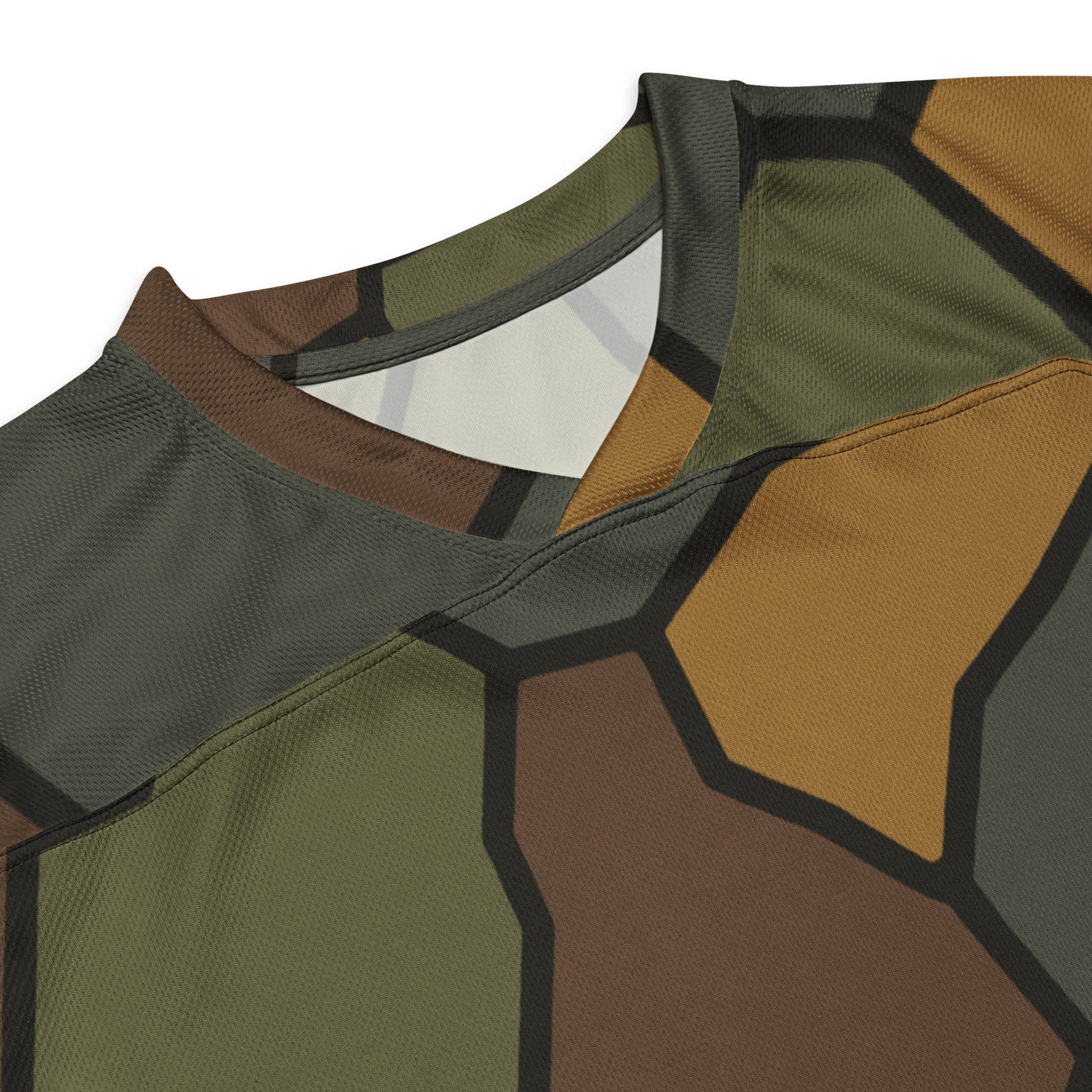 German World War I Turtle Shell Stahlhelm Helmet CAMO Unisex Hockey Fan Jersey