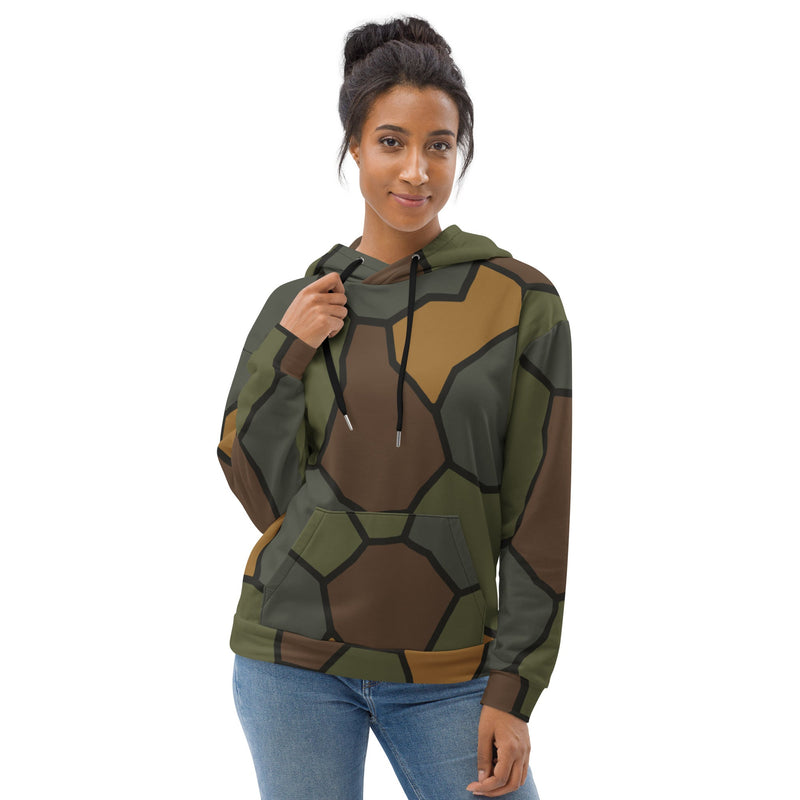 Turtle Shell Stahlhelm CAMO Unisex Hoodie