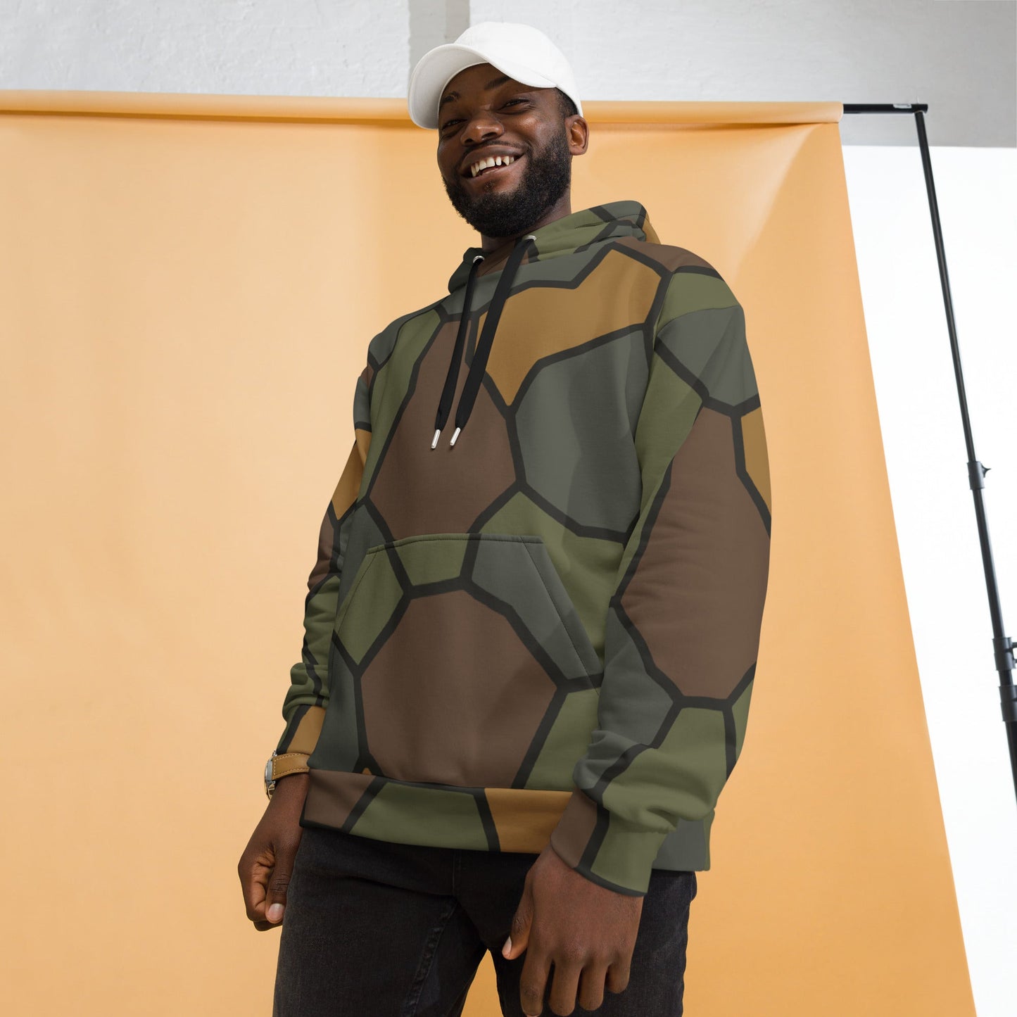 German World War I Turtle Shell Stahlhelm Helmet CAMO Unisex Hoodie