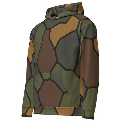 German World War I Turtle Shell Stahlhelm Helmet CAMO Unisex Hoodie