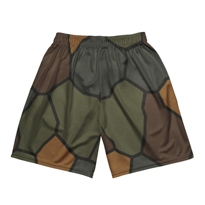 German World War I Turtle Shell Stahlhelm Helmet CAMO Unisex Mesh Shorts