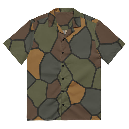 Turtle Shell Stahlhelm CAMO Unisex Short-Sleeve Button Shirt - Button-Up