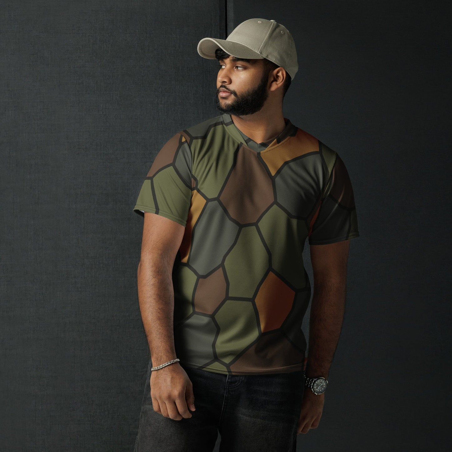 German World War I Stahlhelm Helmet CAMO Unisex Sports Jersey