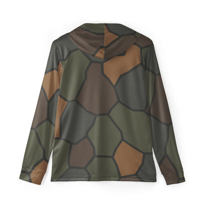 German WWI Turtle Shell Stahlhelm CAMO Unisex Sports Warmup Hoodie