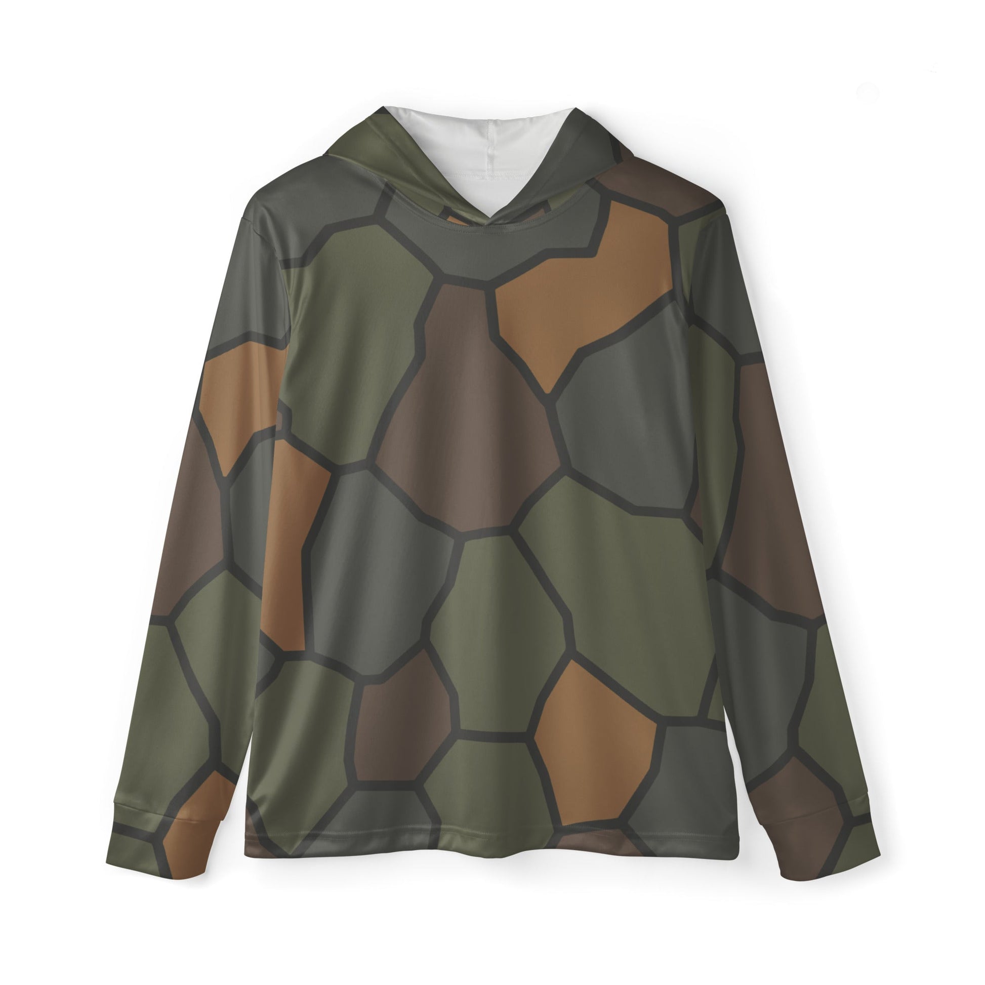 German WWI Turtle Shell Stahlhelm CAMO Unisex Sports Warmup Hoodie - XS