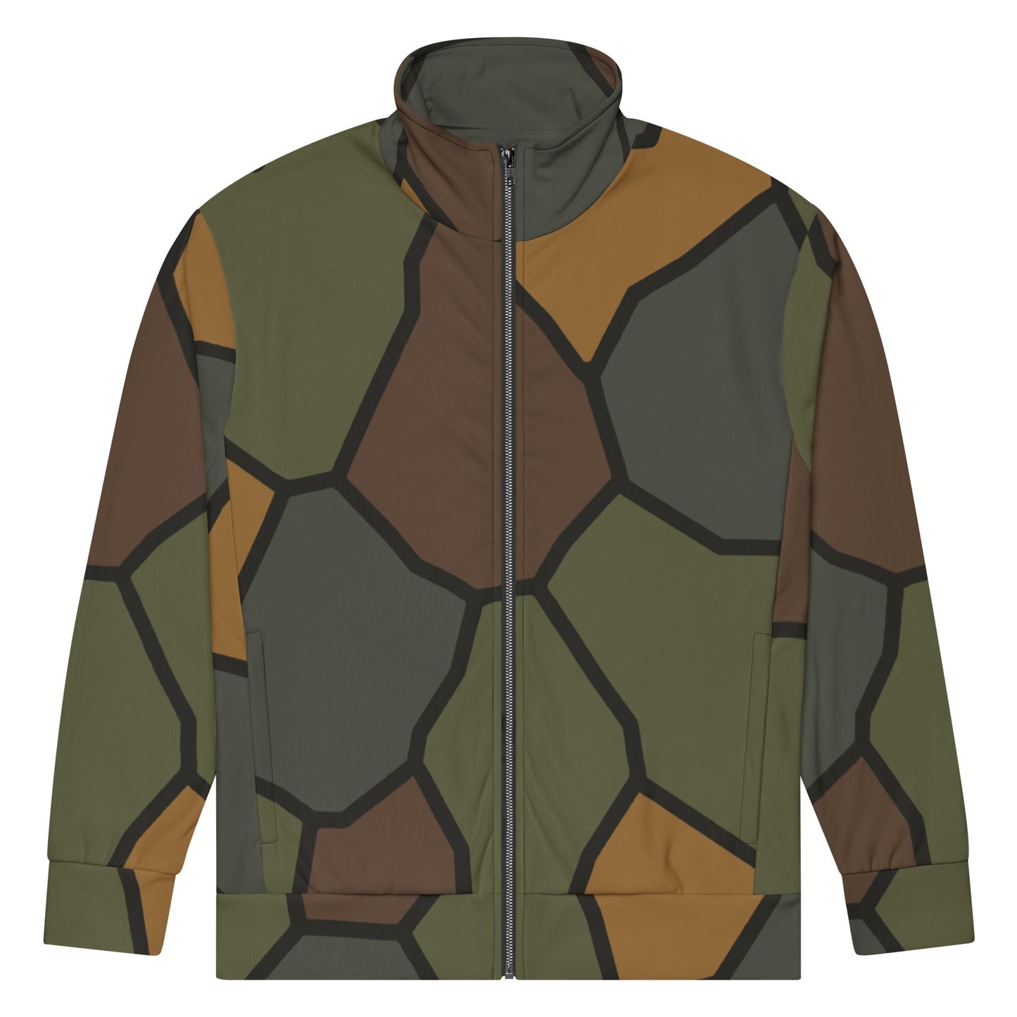 German WWI Turtle Shell Stahlhelm CAMO Unisex Track Jacket