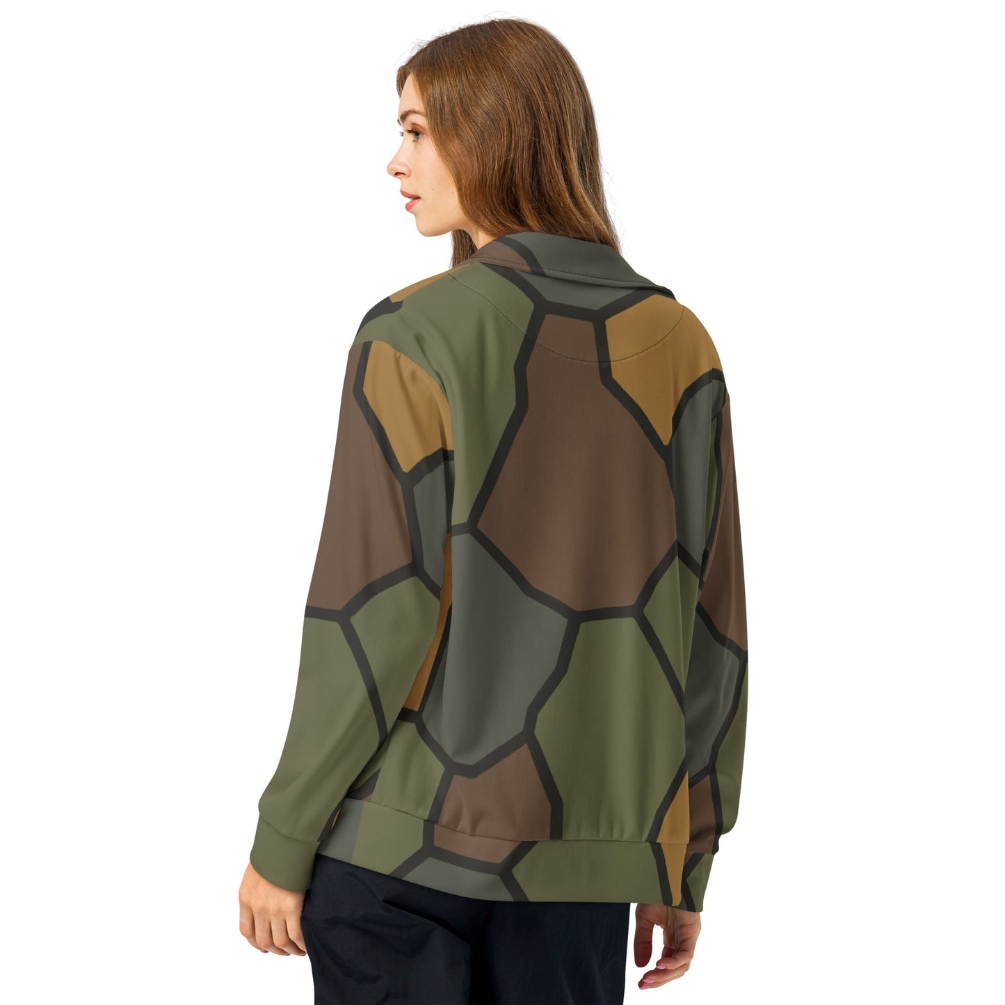 German WWI Turtle Shell Stahlhelm CAMO Unisex Track Jacket