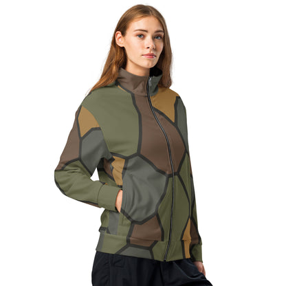 German WWI Turtle Shell Stahlhelm CAMO Unisex Track Jacket