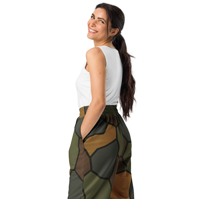 Turtle Shell Stahlhelm CAMO Unisex Wide-Leg Joggers