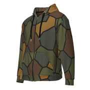 Turtle Shell Stahlhelm CAMO Unisex Zip Hoodie