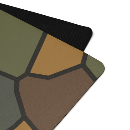 German WWI Turtle Shell Stahlhelm CAMO Yoga Mat