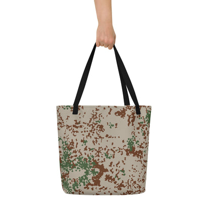 German Flecktarn Wüstentarn Desert CAMO Large Tote Bag