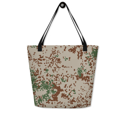 German Flecktarn Wüstentarn Desert CAMO Large Tote Bag