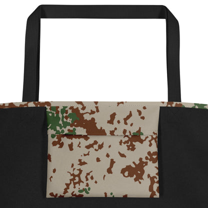 German Flecktarn Wüstentarn Desert CAMO Large Tote Bag