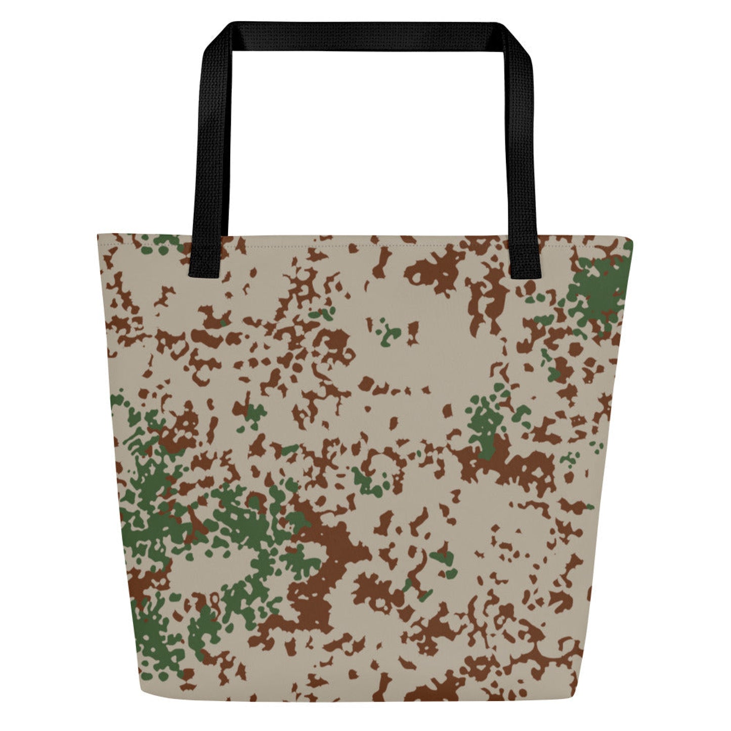 German Flecktarn Wüstentarn Desert CAMO Large Tote Bag