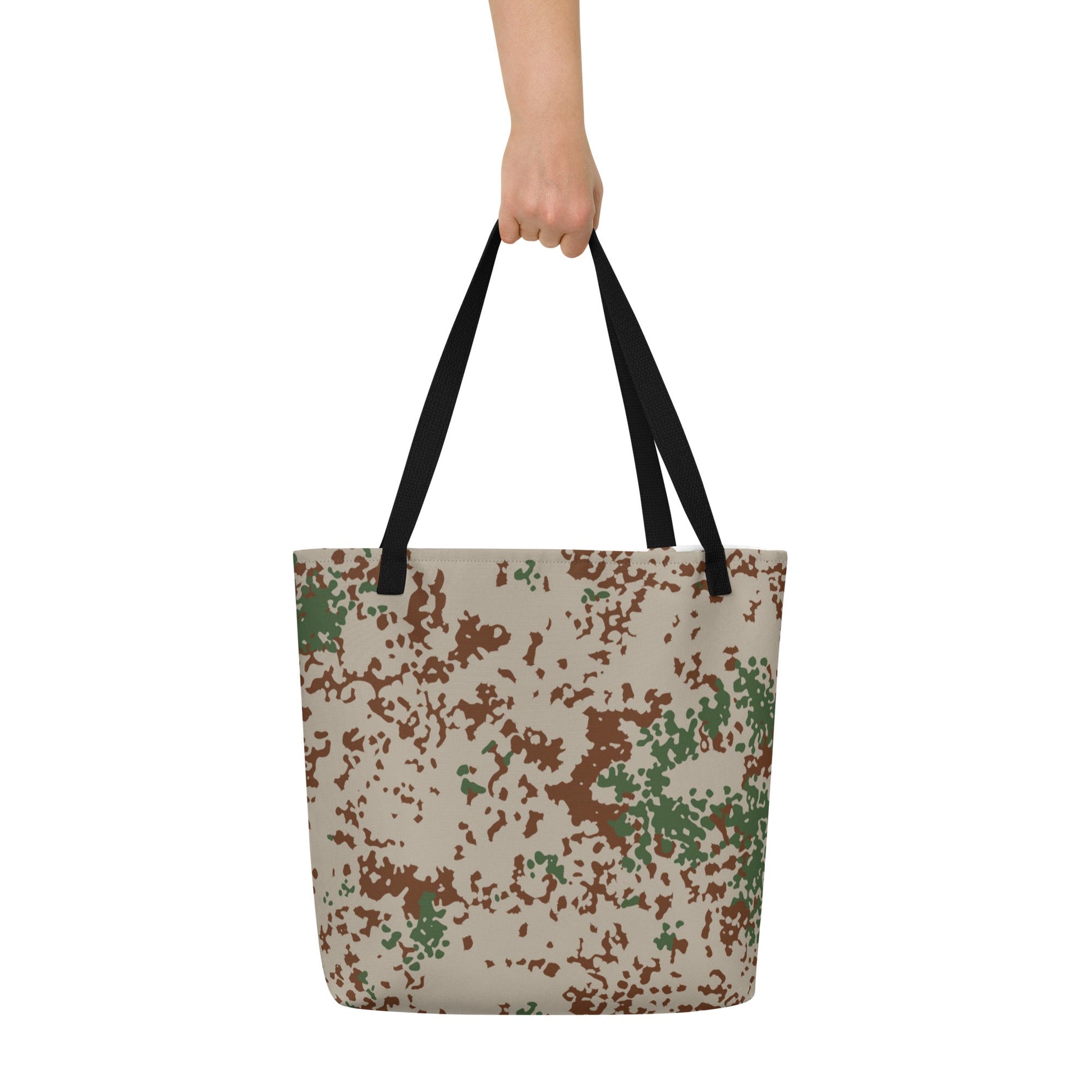 German Flecktarn Wüstentarn Desert CAMO Large Tote Bag