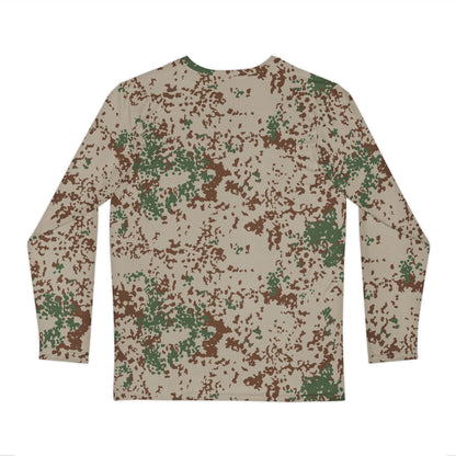 German Flecktarn Wüstentarn Desert CAMO Unisex Long-Sleeve Shirt