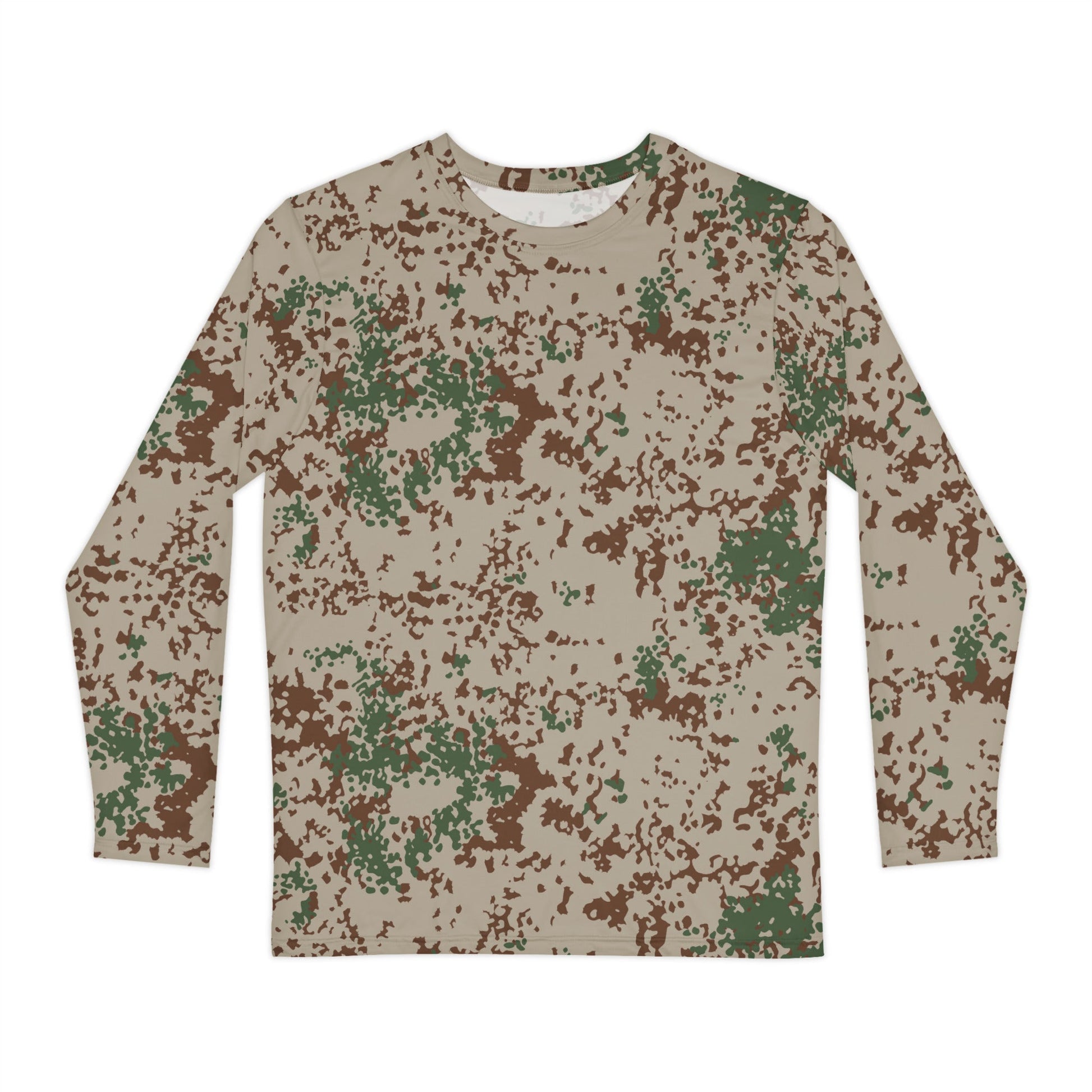 German Flecktarn Wüstentarn Desert CAMO Unisex Long-Sleeve Shirt - XS