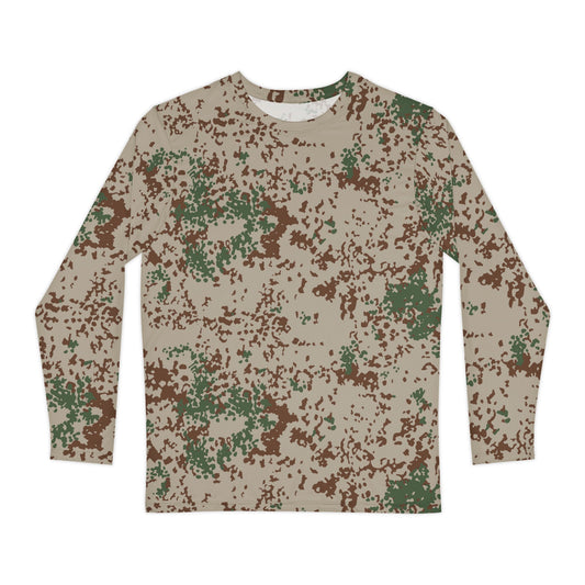 German Flecktarn Wüstentarn Desert CAMO Unisex Long-Sleeve Shirt - XS