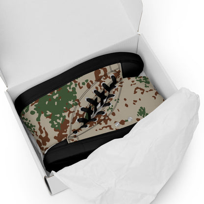 German Flecktarn Wüstentarn Desert CAMO Mens High-Top Canvas Shoes