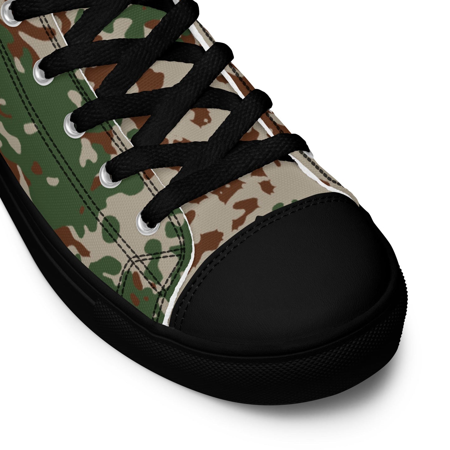 German Flecktarn Wüstentarn Desert CAMO Mens High-Top Canvas Shoes