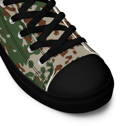 German Flecktarn Wüstentarn Desert CAMO Mens High-Top Canvas Shoes