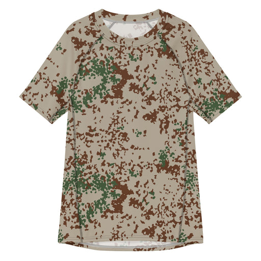 Flecktarn Wüstentarn Desert CAMO Mens Short-Sleeve Rash Guard - 2XS - SS