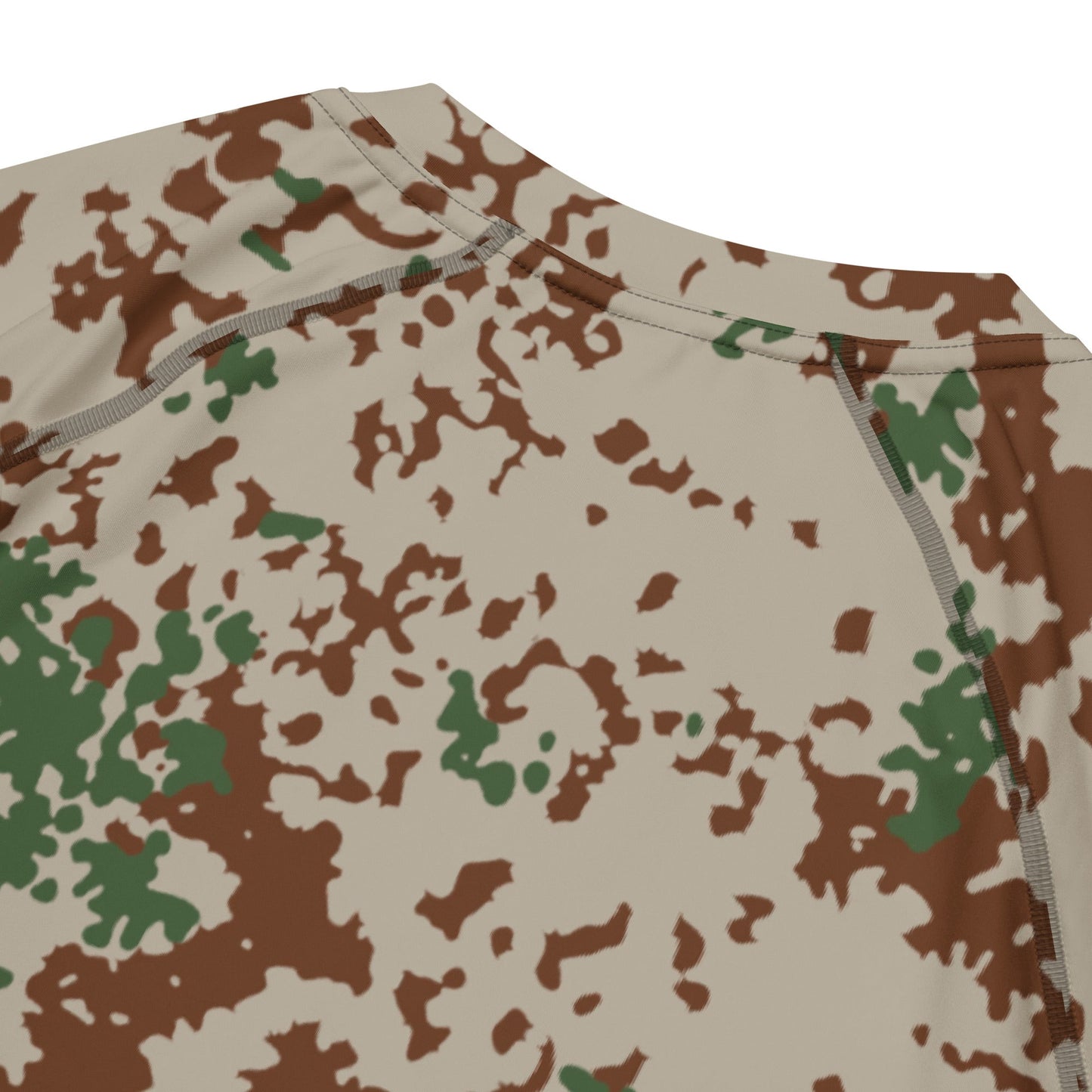 German Flecktarn Wüstentarn Desert CAMO Mens Short-Sleeve Rash Guard
