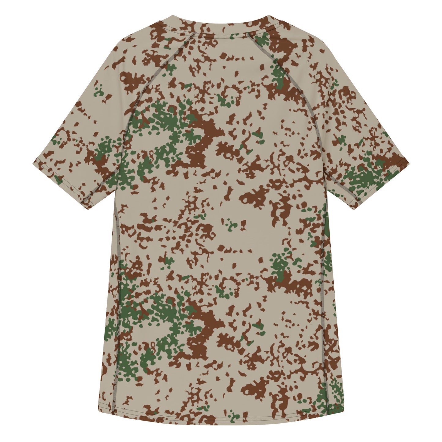 German Flecktarn Wüstentarn Desert CAMO Mens Short-Sleeve Rash Guard