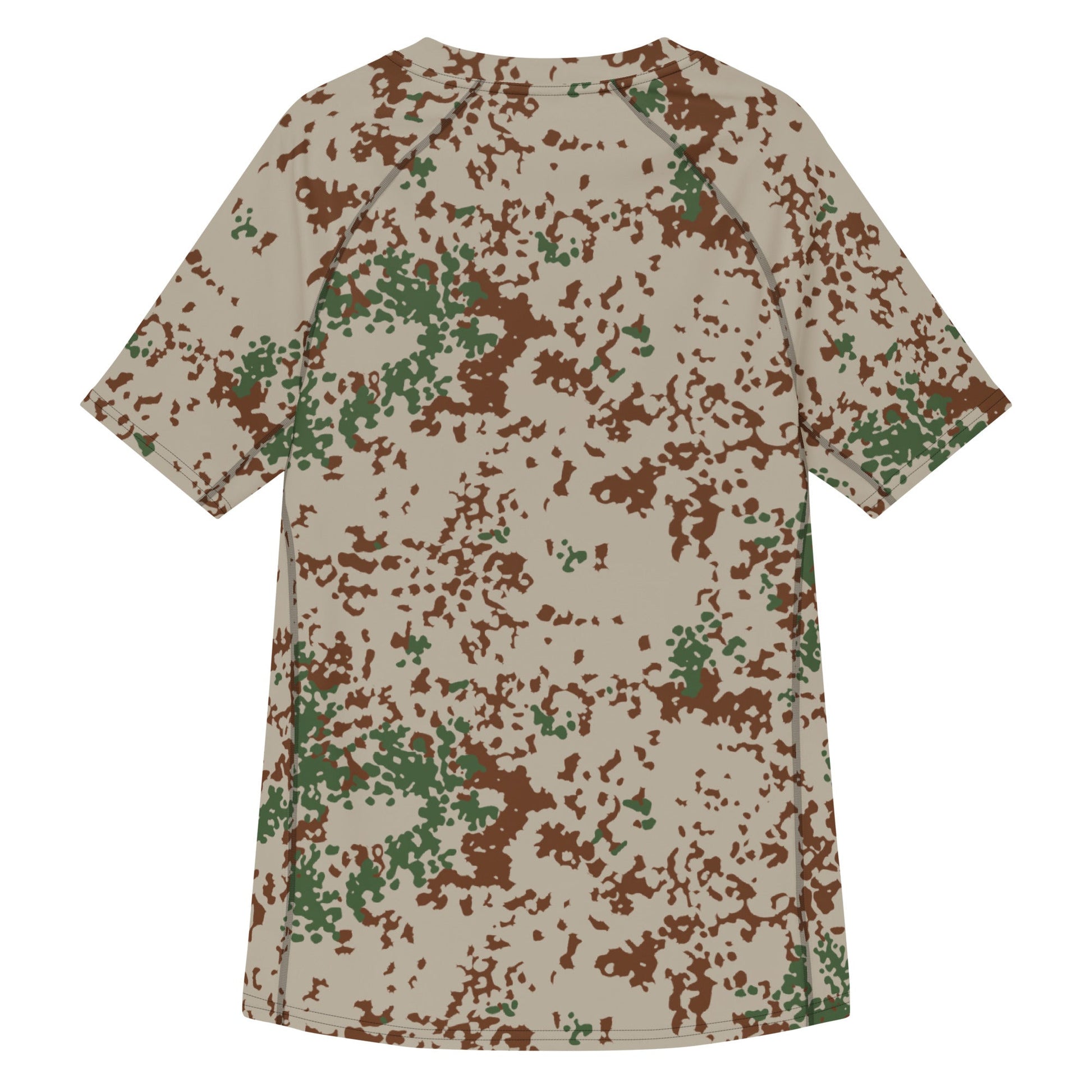 German Flecktarn Wüstentarn Desert CAMO Mens Short-Sleeve Rash Guard