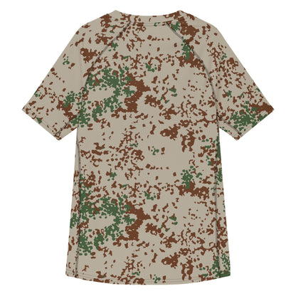 German Flecktarn Wüstentarn Desert CAMO Mens Short-Sleeve Rash Guard