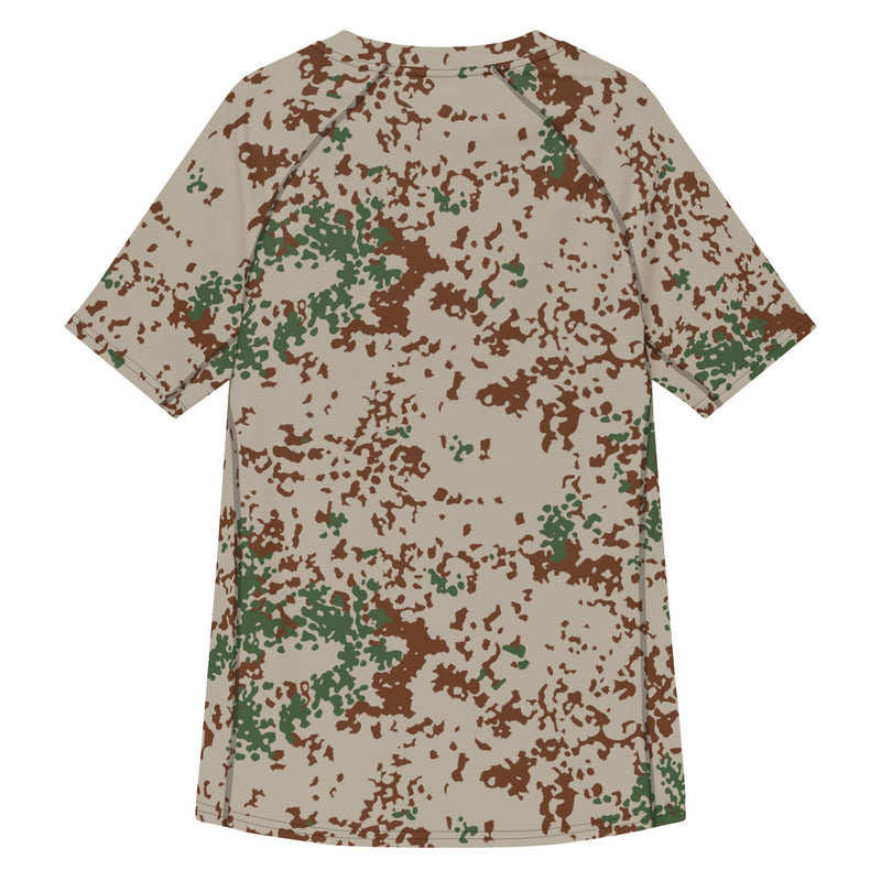 Flecktarn Wüstentarn Desert CAMO Mens Short-Sleeve Rash Guard - SS
