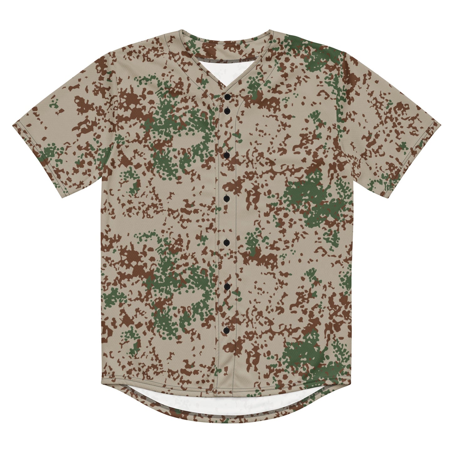 German Flecktarn Wüstentarn Desert CAMO Recycled Unisex Baseball Jersey