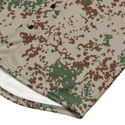 German Flecktarn Wüstentarn Desert CAMO Recycled Unisex Baseball Jersey