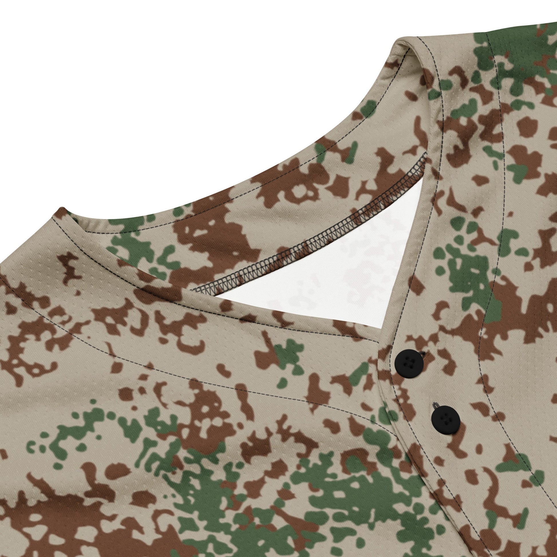 German Flecktarn Wüstentarn Desert CAMO Recycled Unisex Baseball Jersey