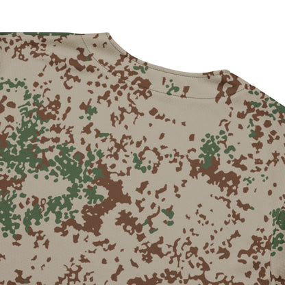German Flecktarn Wüstentarn Desert CAMO Recycled Unisex Baseball Jersey