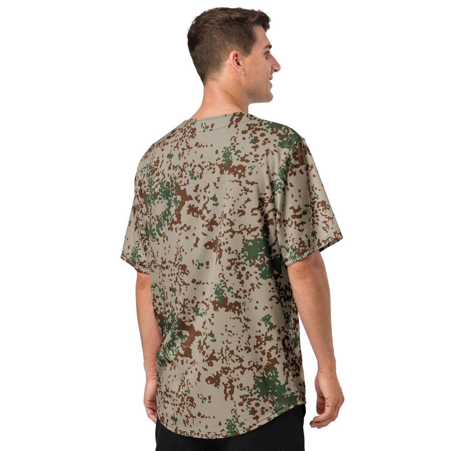 German Flecktarn Wüstentarn Desert CAMO Recycled Unisex Baseball Jersey
