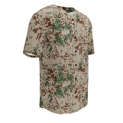 German Flecktarn Wüstentarn Desert CAMO Recycled Unisex Baseball Jersey